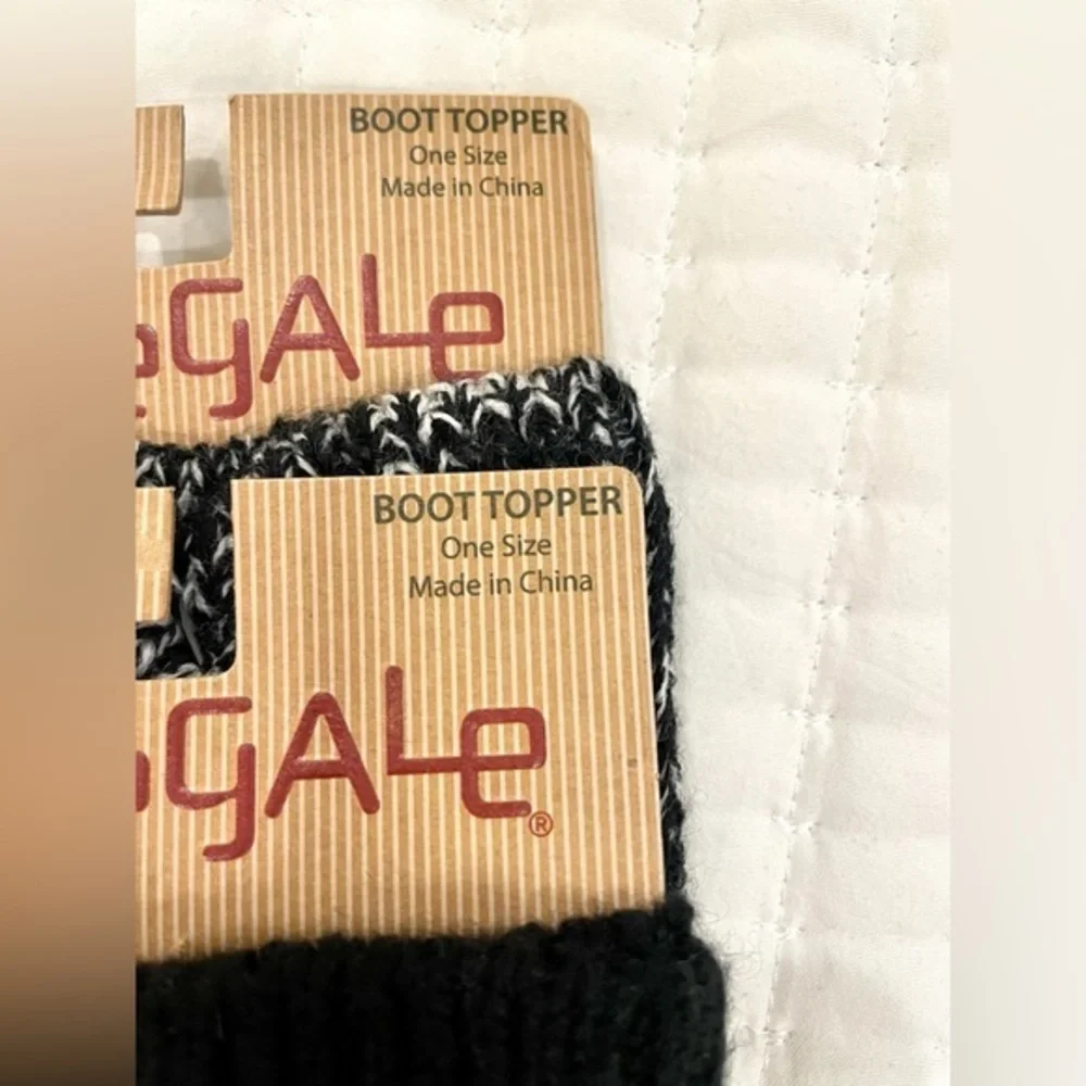 Legale Boot Toppers-‎ Set of 2-  NWT